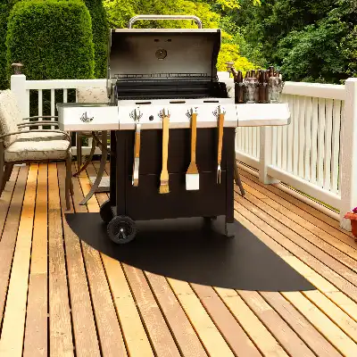 Grill pad for deck Quarter 39x39 in (100x100 cm)
