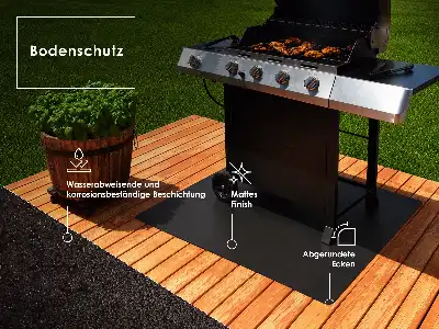 Metal grill mat Rectangular 39x31 in (100x80 cm)