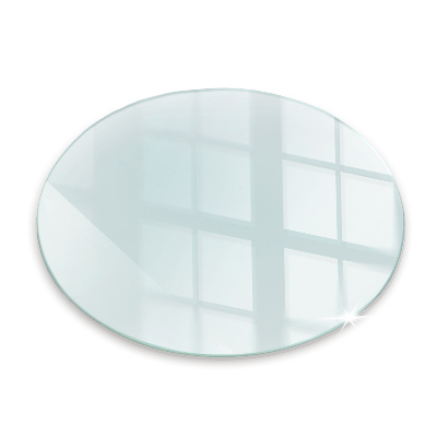 Glass wood burner hearth transparent