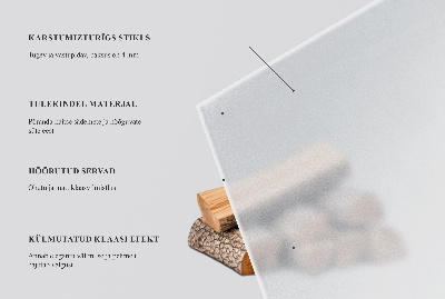 Glass hearth pad Semi-transparent round