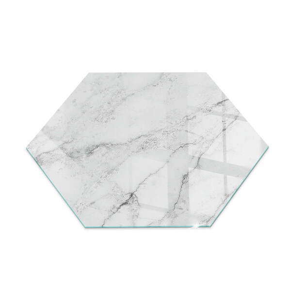 Glass wood burner hearth Marble accents with delicate veining