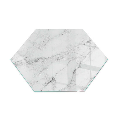Glass wood burner hearth Marble accents with delicate veining