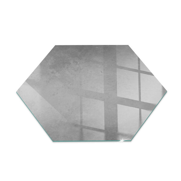 Glass hearth plate Concrete structure with effect