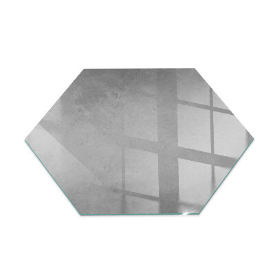 Glass hearth plate Concrete structure with effect
