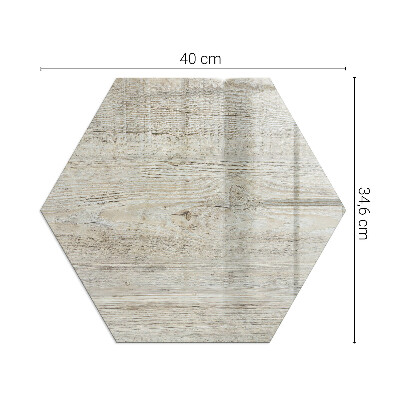 Glass hearth plate Natural light wood pattern