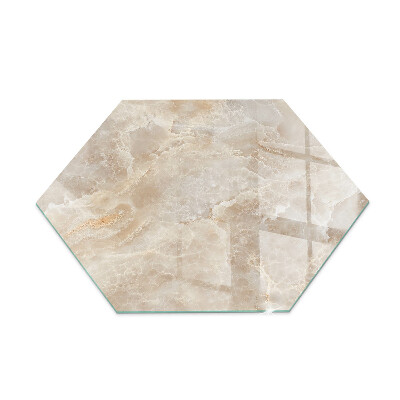 Glass hearth plate Stone pattern inspired by nature