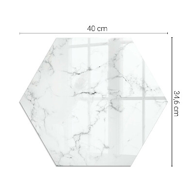 Glass hearth for log burner Marble motif with delicate veins