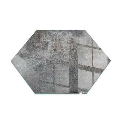 Glass hearth plate Raw structure pattern