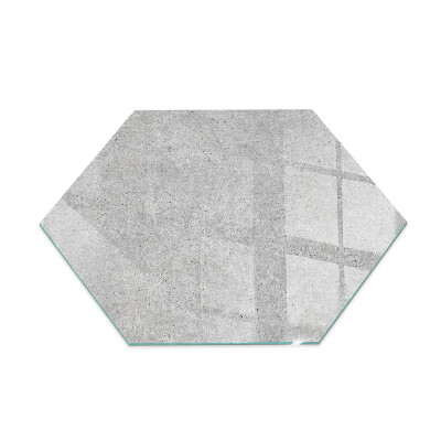 Glass hearth pad Concrete texture in a raw style
