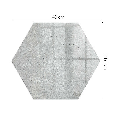 Glass hearth pad Concrete texture in a raw style