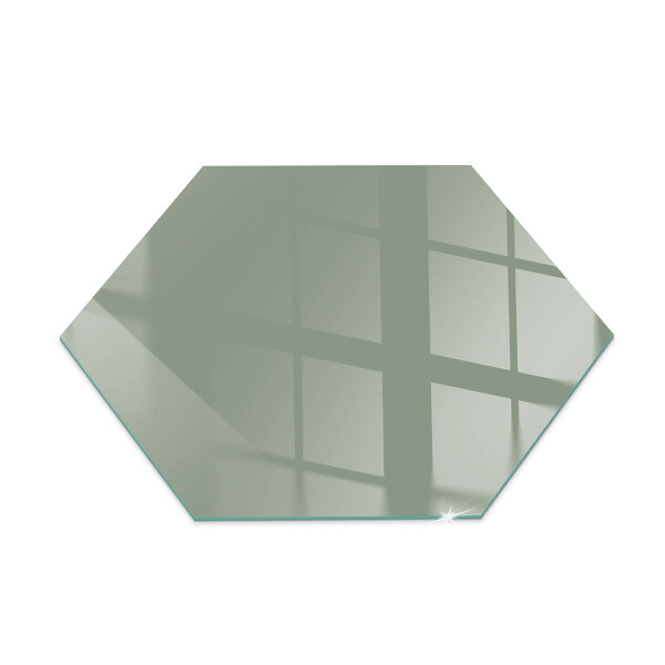 Glass hearth pad Gray-green color