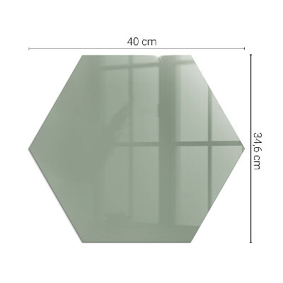Glass hearth pad Gray-green color