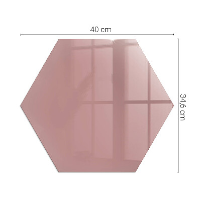 Glass hearth pad Color Pink