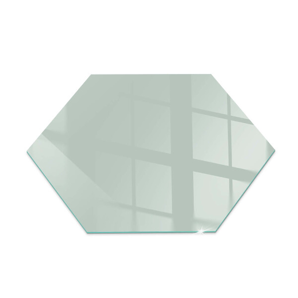 Glass hearth plate Color Light Green