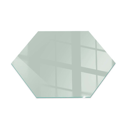 Glass hearth plate Color Light Green