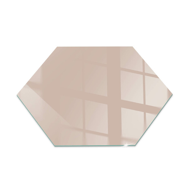 Glass hearth pad Color Light Brown