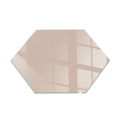 Glass hearth pad Color Light Brown