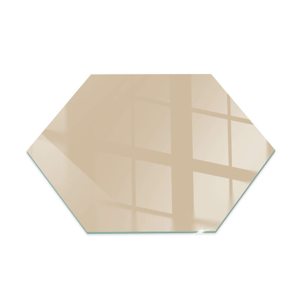 Glass hearth plate Color Beige