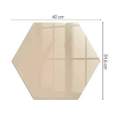 Glass hearth plate Color Beige