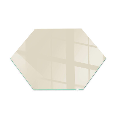 Glass hearth plate Color Beige