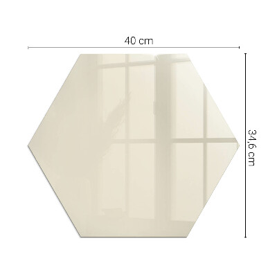 Glass hearth plate Color Beige