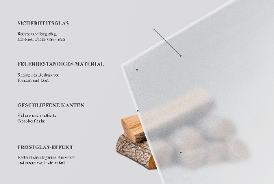 Fireplace base Semi-transparent hexagonal