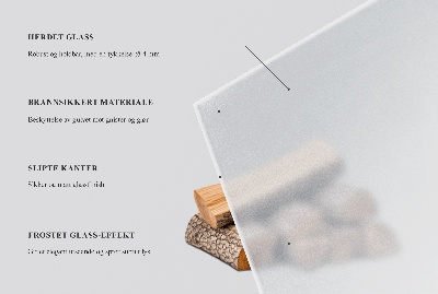 Fireplace base Semi-transparent hexagonal