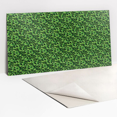 Wall panel Green lettuce leaves