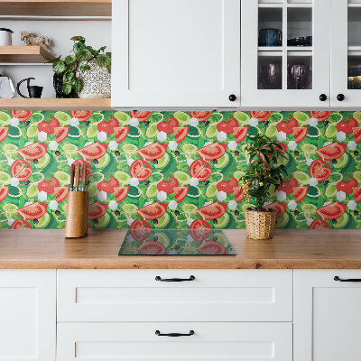 Wall paneling Colorful vegetables