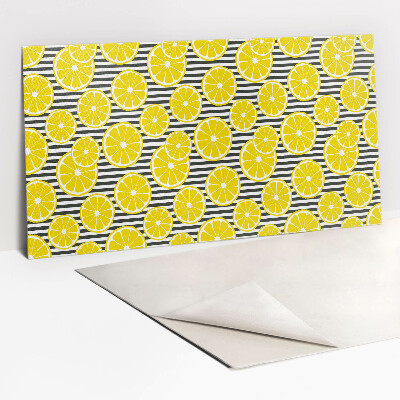 Wall paneling Cartoon lemon slices