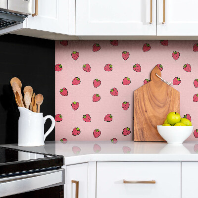 Decorative wall panel Strawberries