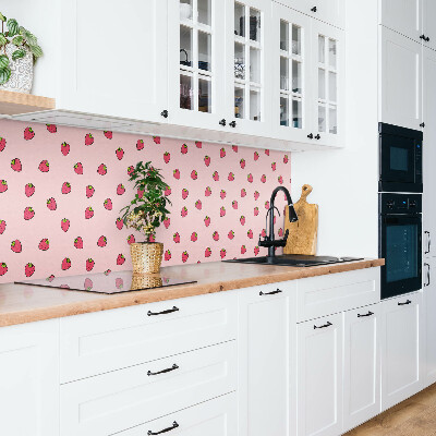 Decorative wall panel Strawberries