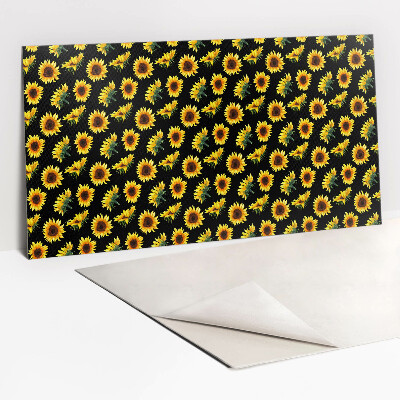 Bathroom wall panel Sunflowers