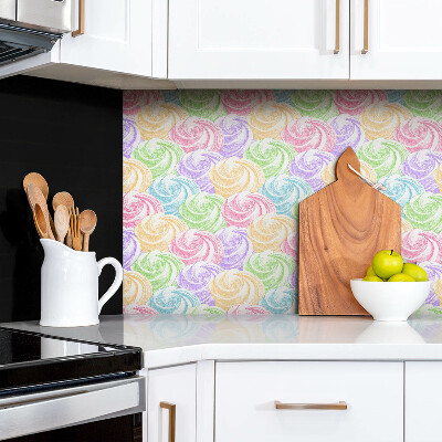 Decorative wall panel Colourful cookies