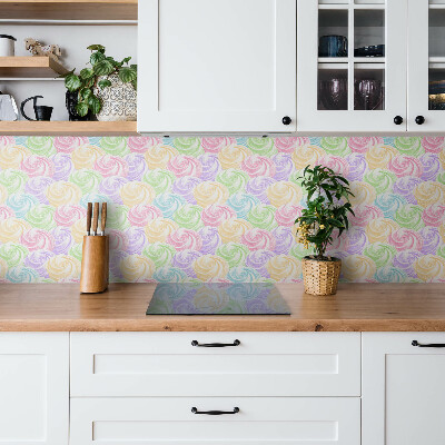 Decorative wall panel Colourful cookies