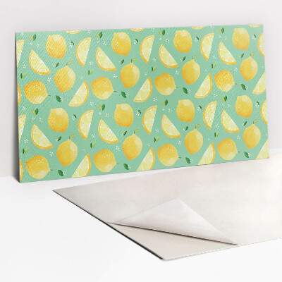 Bathroom wall panel Cartoon lemon