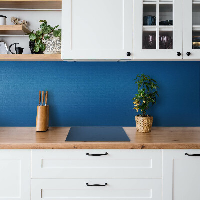 Panel wall covering Blue color