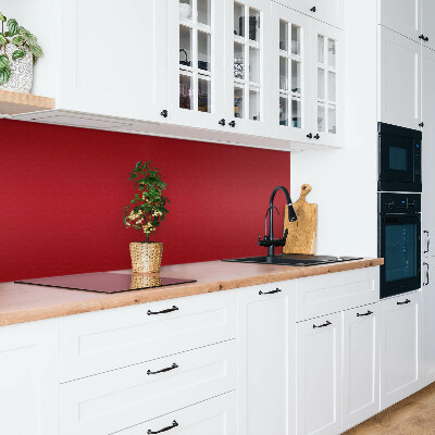 Bathroom wall panel Red colour