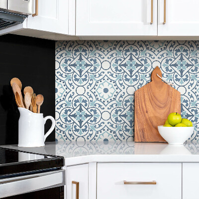 Panel wall covering Portuguese tile