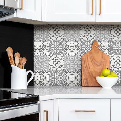 Bathroom wall panel Tiles with a Portuguese motif