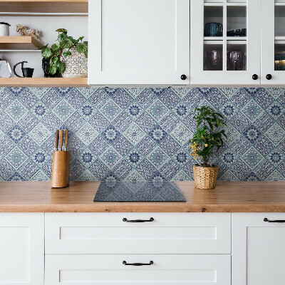 Panel wall covering Portuguese tiles