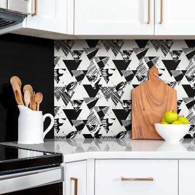 Pvc wall cladding Patterned triangles