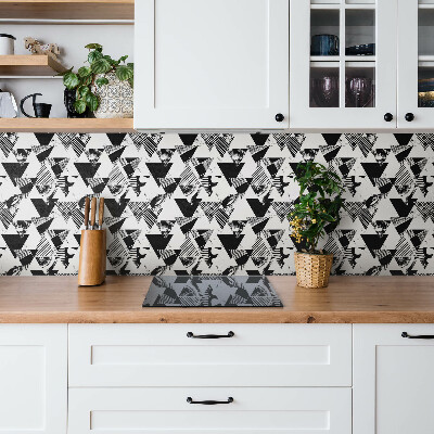 Pvc wall cladding Patterned triangles