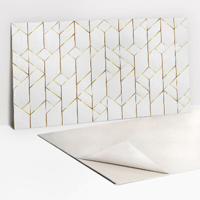 Panel wall covering Fashionable golden lines