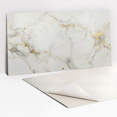 Bathroom wall panel Elegant marble and gold