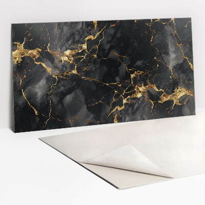 Tv wall panel Marble stone and gold