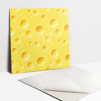 Pvc panels Yellow cheese with holes