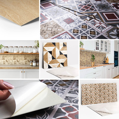 Self adhesive vinyl tiles Spaghetti pasta