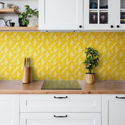 Vinyl tiles wall Yellow cartoon corn