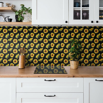 Vinyl flooring tiles Sunflowers